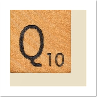 Scrabble Tile 'Q' Posters and Art